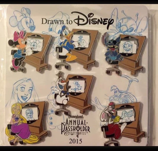 2015 Disneyland Annual Passholder Pins