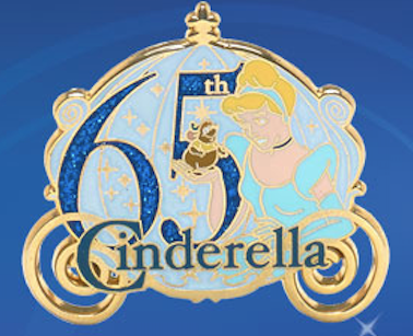 Cinderella 65th Anniversary Pin