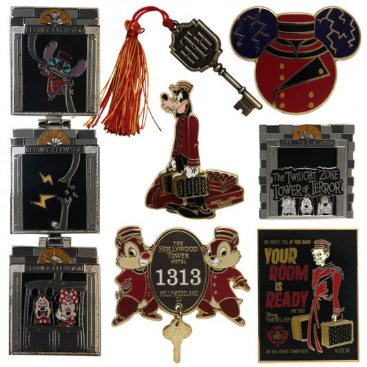 New Hollywood Tower Hotel Pins 2015