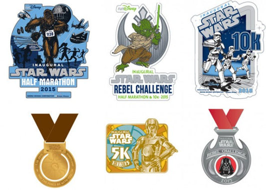 runDisney Star Wars Pins 2015