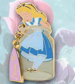 Alice Drink Me Pin