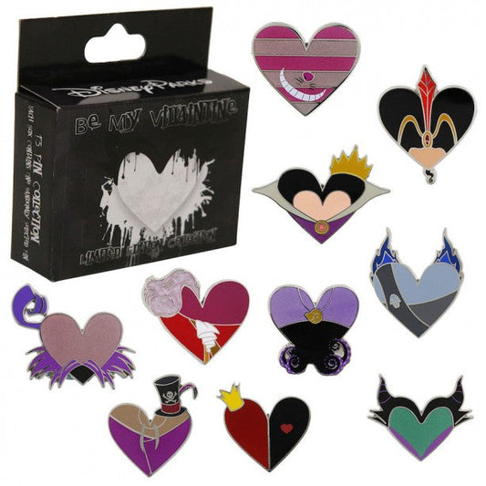 Disney Be My Be My Villaintine Pin Collection