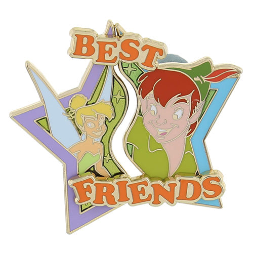 Peter Pan Tinker Bell Best Friends Pin