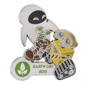 Wall-E and Eve Earth Day Pin 2015
