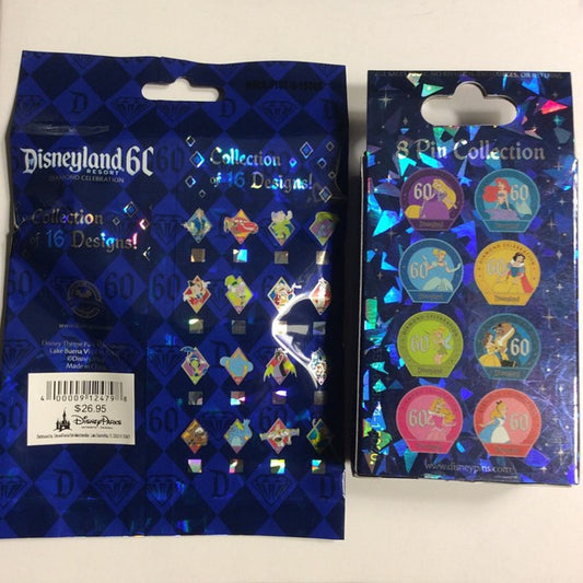 Disneyland 60th Mystery Pin Sets