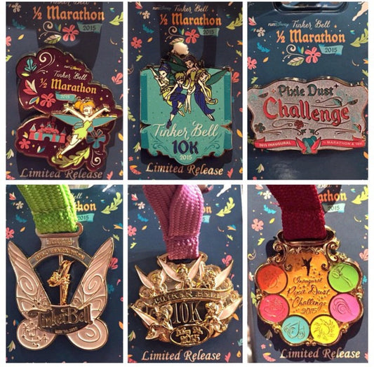 Tinker Bell Half Marathon Weekend 2015 Pins