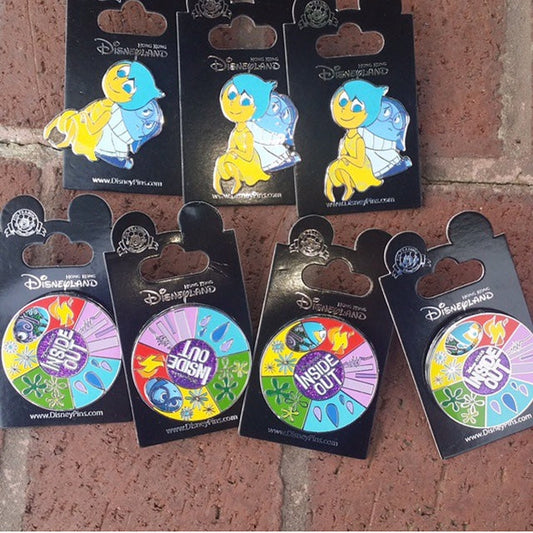 Hong Kong Disneyland Inside Out Pins