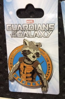 Rocket Raccoon Disney Pin