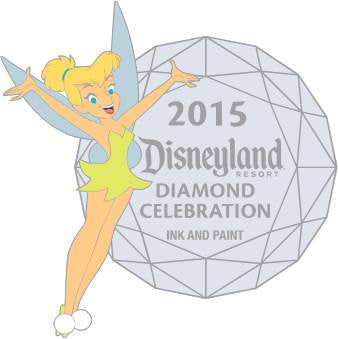 Tinker Bell Disneyland Diamond Celebration Pin 2015