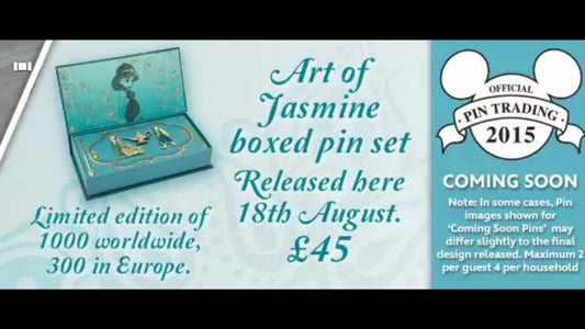 Disney Store UK Pins August 2015