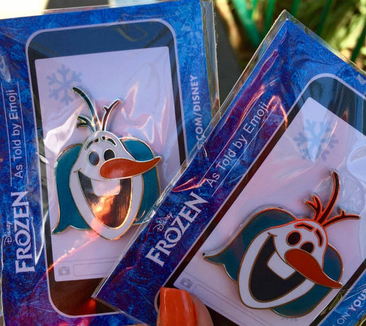 Frozen Olaf Emoji Pin