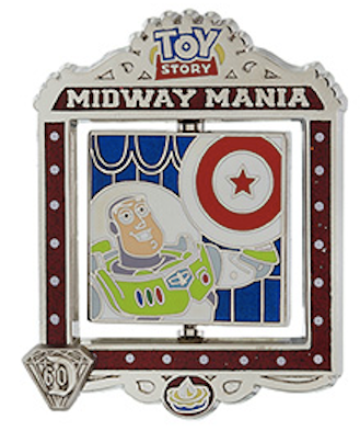 Diamond Decades Toy Story Midway Mania Pin 2015