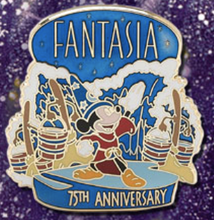 Fantasia 75th Anniversary Pin
