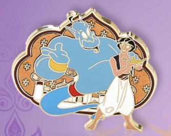 Aladdin and the Genie Disney Pin 2015