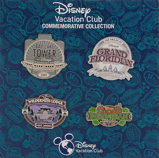 Disney Vacation Club Magic Kingdom Resort Pin Set 2015