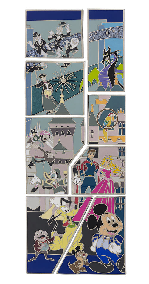 Disneyland 60th Mystery Puzzle Pins 2015