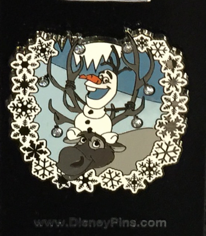 Frozen Olaf and Sven Disney Pin 2015