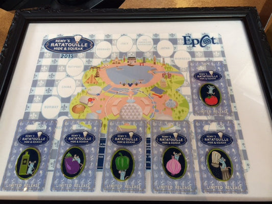 Remy's Ratatouille Hide & Squeak Pins