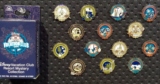 DVC Resort Mystery Pin Collection 2015