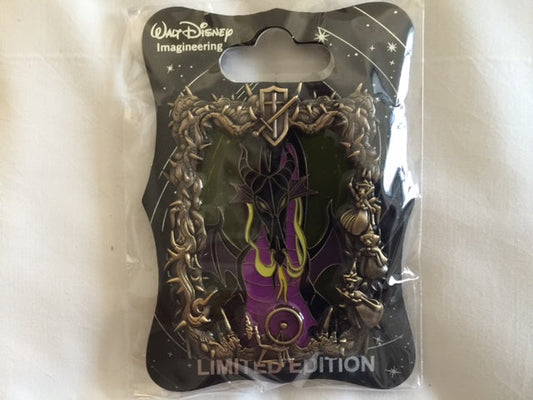 WDI Stained Glass Maleficent Pin