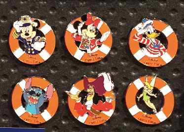Disney Cruise Line Pin Set 2015
