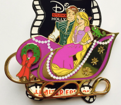 Rapunzel Holiday Sleigh Disney Pin - DSSH