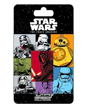 Star Wars The Force Awakens Character Block Pin