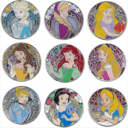 Tokyo Disney Resort Princess Pins 2015