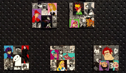 Character Block Pins - Disney Studio Store Hollywood