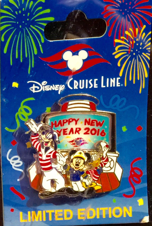 Disney Cruise Line New Year 2016 Pin