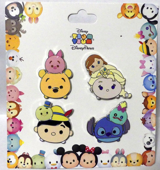 Disney Parks Tsum Tsum Booster Pin Set