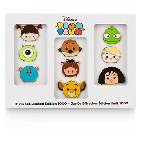 Disney Store Tsum Tsum Pin Set