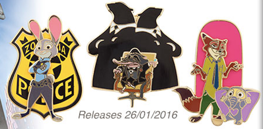 Disney Zootopia Pins