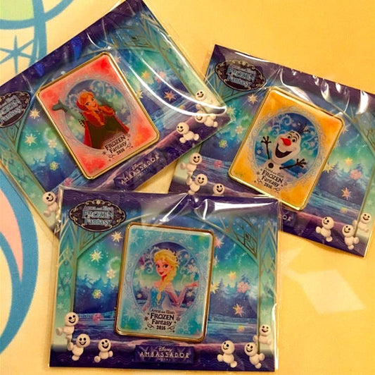 Frozen Fantasy 2016 Hotel Pins
