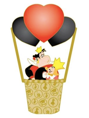 Love is in the Air Alice in Wonderland Pin