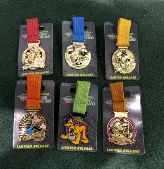 Walt Disney World Marathon Weekend 2016 Pins