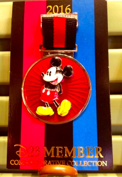 D23 Member 2016 Mickey Ribbon Pin