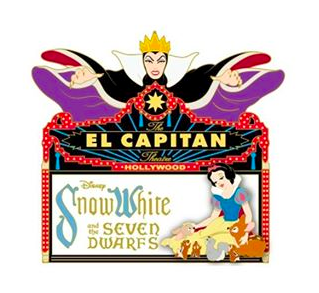 Snow White Marquee Pin