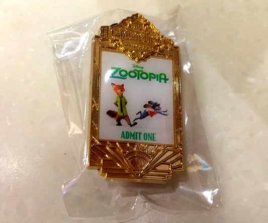 DSSH Zootopia Ticket Pin