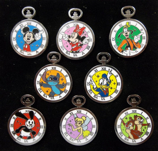 Disney Pocket Watch Pin Set