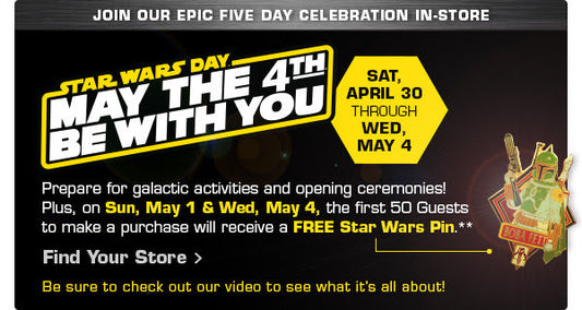 Disney Store Star Wars Day Pin 2016