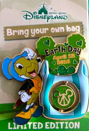 Earth Day 2016 Pin - Hong Kong Disneyland