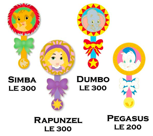 Disney Baby Rattles Pins 2016