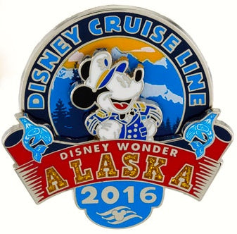 Disney Cruise Line Alaska 2016 Pin