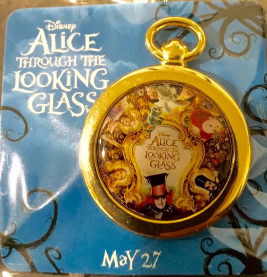 Free Alice Through the Looking Glass Pin