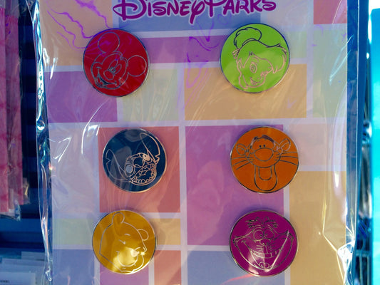 Circle Character Booster Pin Set
