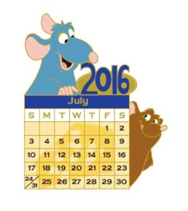 DSSH July 2016 Calendar Pin
