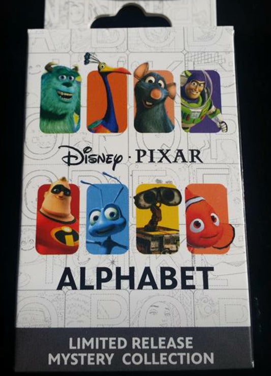 Disney Pixar Alphabet Pin Collection 2016
