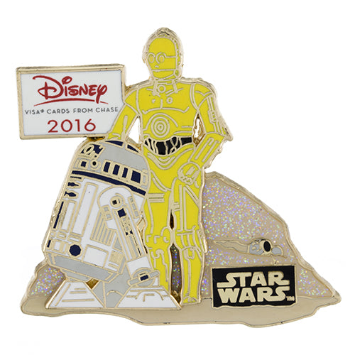 Disney Visa Cardmember C3PO & R2D2 Pin
