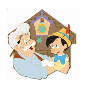 Geppetto & Pinocchio Father's Day 2016 Pin